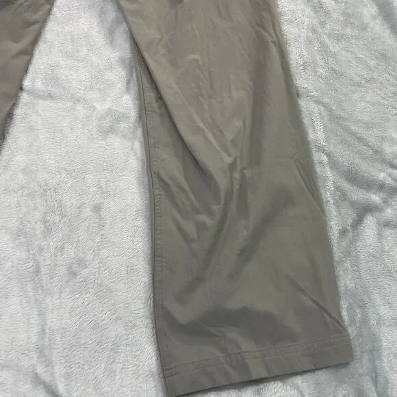 Eastern Mountain Sports Mens Pants Gray 32x32 Hiking Stretch Nylon Flat Front - Picture 14 of 16